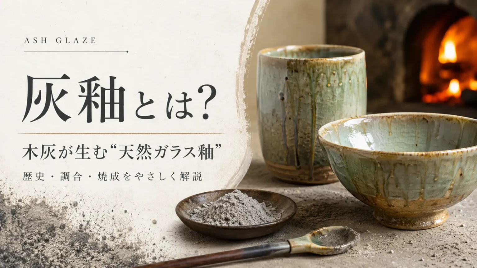 灰釉（はいゆう・かいゆう）とは？木灰が生む“天然ガラス釉”の歴史