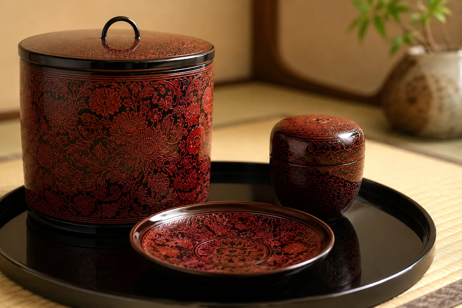 茶道具としての蒟醤は、どのように見ればよいのか