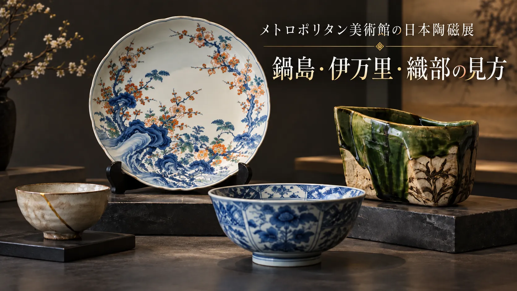 メトロポリタン美術館の日本陶磁展|鍋島・伊万里・織部の見方 メトロポリタン美術館の日本陶磁展|鍋島・伊万里・織部の見方