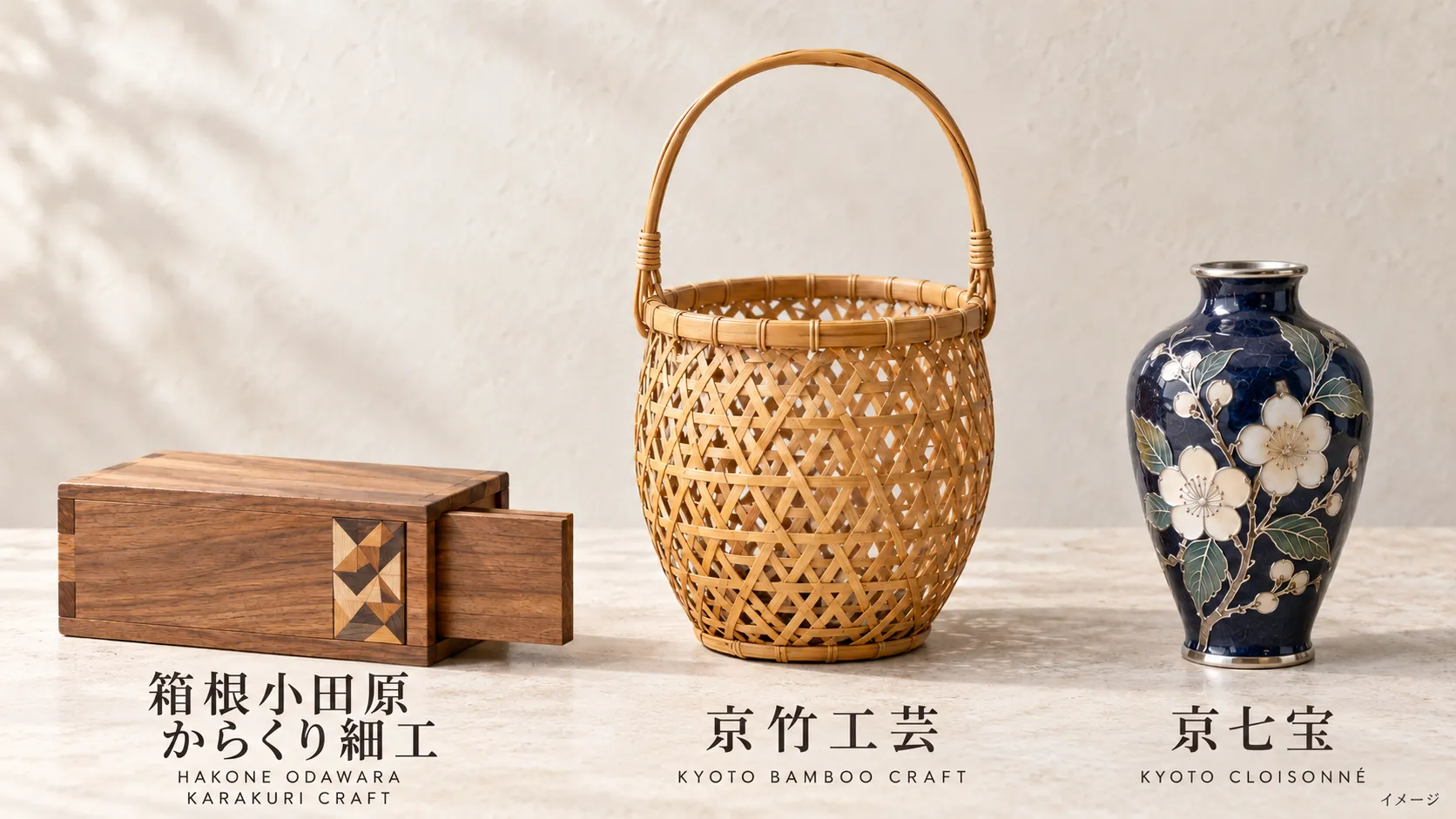 箱根小田原からくり細工・京竹工芸・京七宝が新指定｜素材・技法と鑑賞のポイント