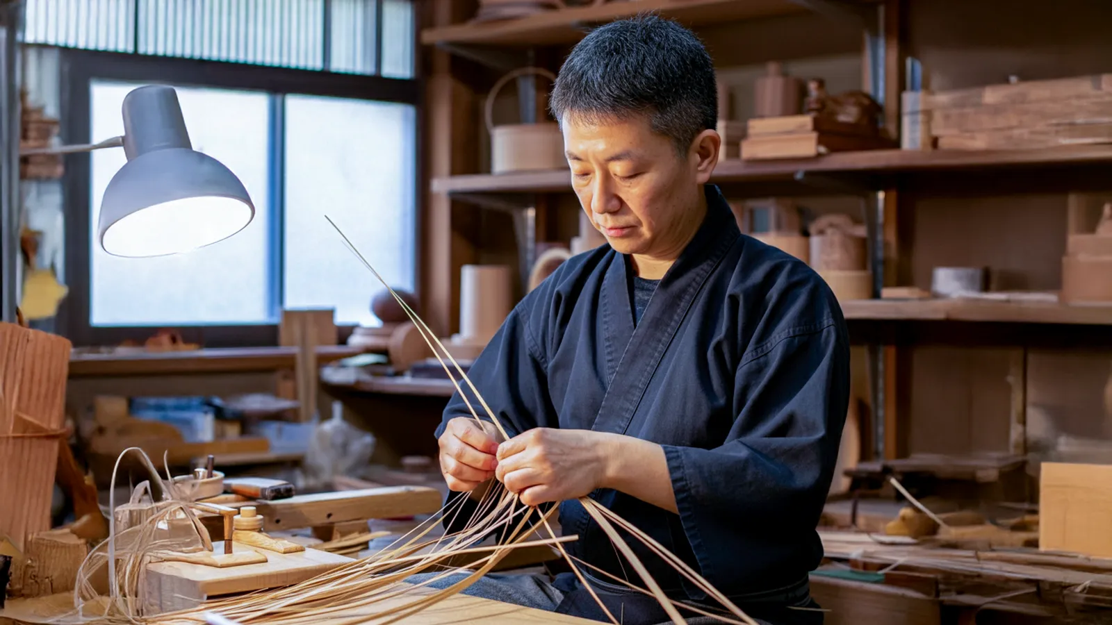 Living National Treasures in Wood and Bamboo Crafts