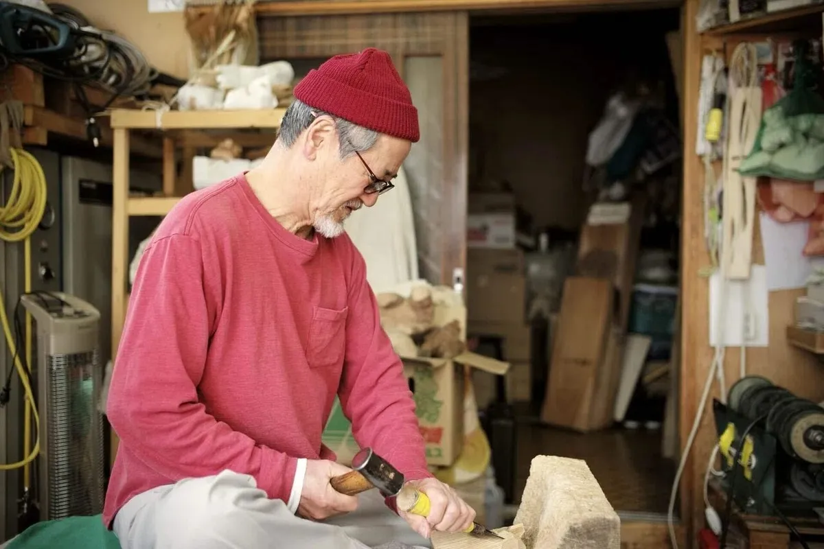 Kenji Sato, Creator of Popular Wooden Bears